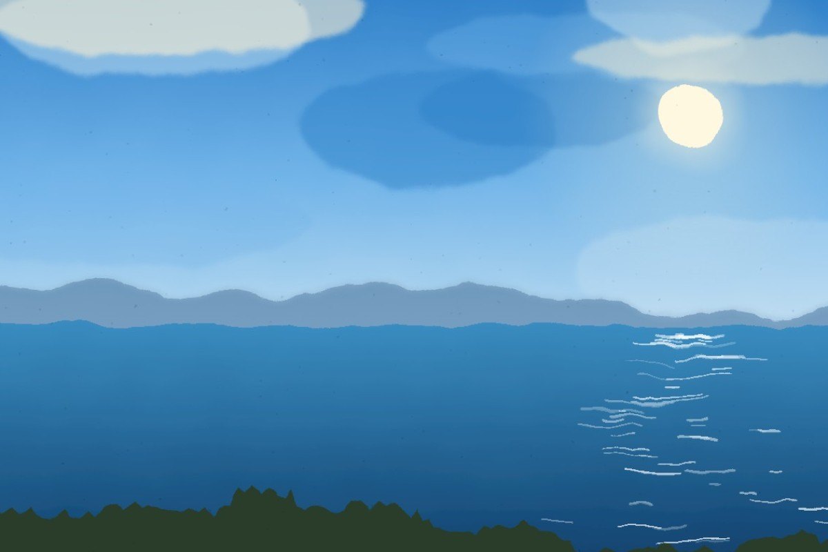 夏の海岸